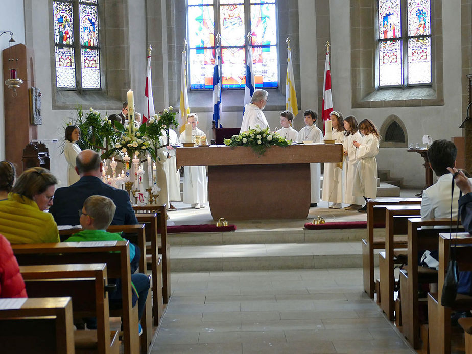 Dankgottesdienst der Kommunionkinder (Foto: Karl-Franz Thiede)